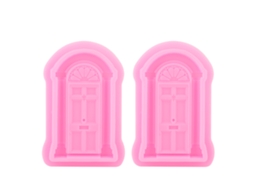 2 Peças De Molde De Silicone Diy Para Bolo, Fondant, Biscoitos - Ferramenta De Confeitaria Rosa