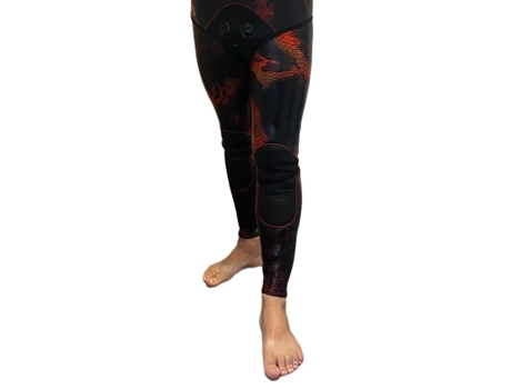 Calças DENTY SPEARFISHING Combinadas Anaconda Vermelho (L)