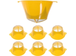O Filtro Remove Eficazmente Peças Sólidas De Plástico Amarelo.