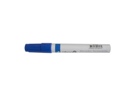 Marcador Grosso 2.0mm Allmark Ums2 Azul Pack 12Un