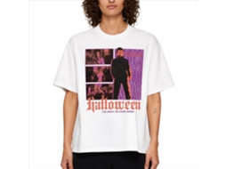 Rockinstone Halloween Classic Myers White Adult T-shirt Size:m