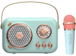 Mini Alto falante Portátil com Microfone Sem Fio, 10 W, Compatível SFUSHOS