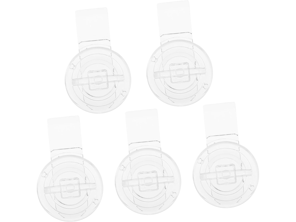Conjunto De 5 Fechos Transparentes Para Caixa Joias, Trava Acrílica Resistente Para Portas, Maletas E Caixas De