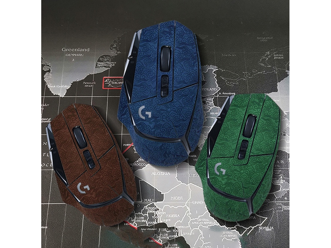 Lurelia Fita Grip Para Rato Logitech G502x Couro Com Relevo 3d Antiderrapante E Absorvente