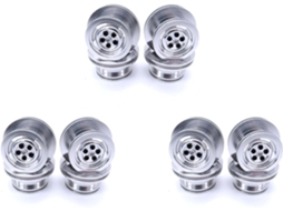 Conjunto de 12 Rodas Metálicas para Carros RC 1/12 SFUSHOS