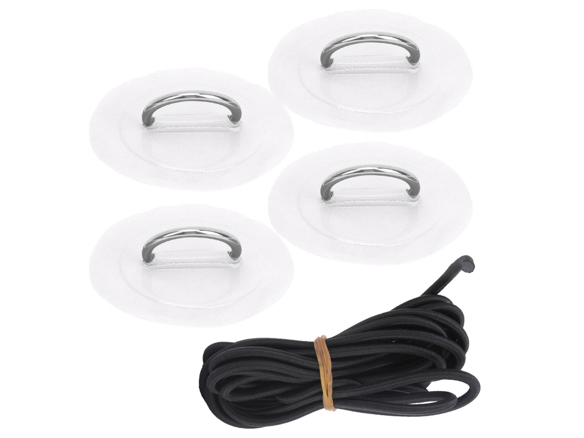 Tiras Elásticas Com Fivela, 4 Unidades, Branco, Para Fixação