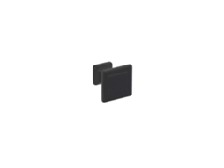 Puxador para Móveis Zamac Diâmetro 24mm X 24 Verniz Preto Mate Conjunto de 25 HARDWAREXCHANGE