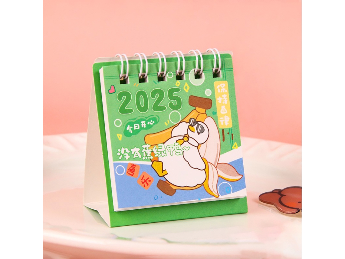 Calendário De Mesa Mini Patinho Especial Sudeste Asiático Varejo