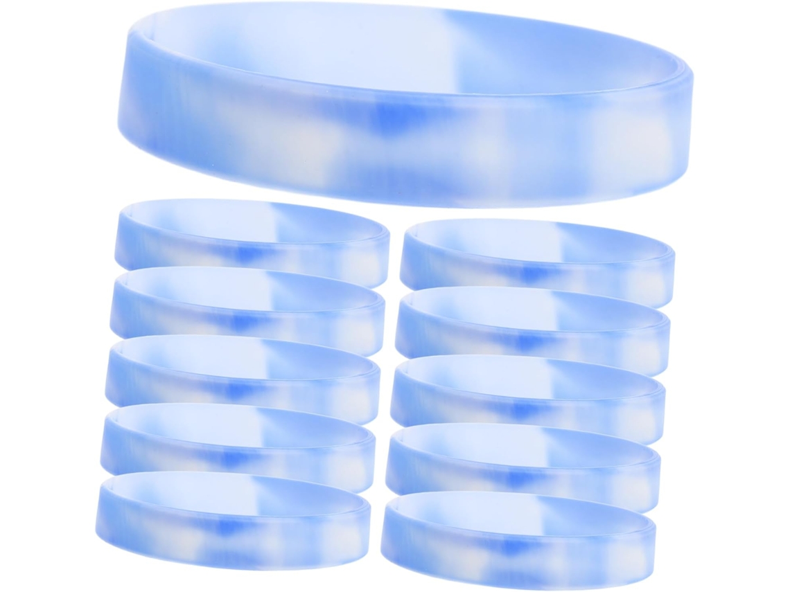 Conjunto De 20 Pulseiras Silicone À Prova D Água Para Identificação Em Esportes E Eventos Elásticas Confortáveis Homens
