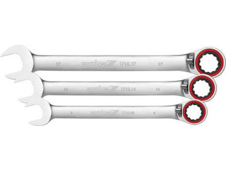 Jogo de Chaves Combinadas  Boca/Roquete Reversível 1710.005 (5 Peças - 8-17 mm)