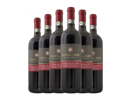 Vinho VOLPI Costa al Sole Nero d'Avola Sicilia (0.75 L - 6 Unidades)
