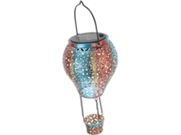 Lanterna Solar Suspensa para Jardim, Iluminação Externa Portátil e Luminosa em Ferro. SFUSHOS