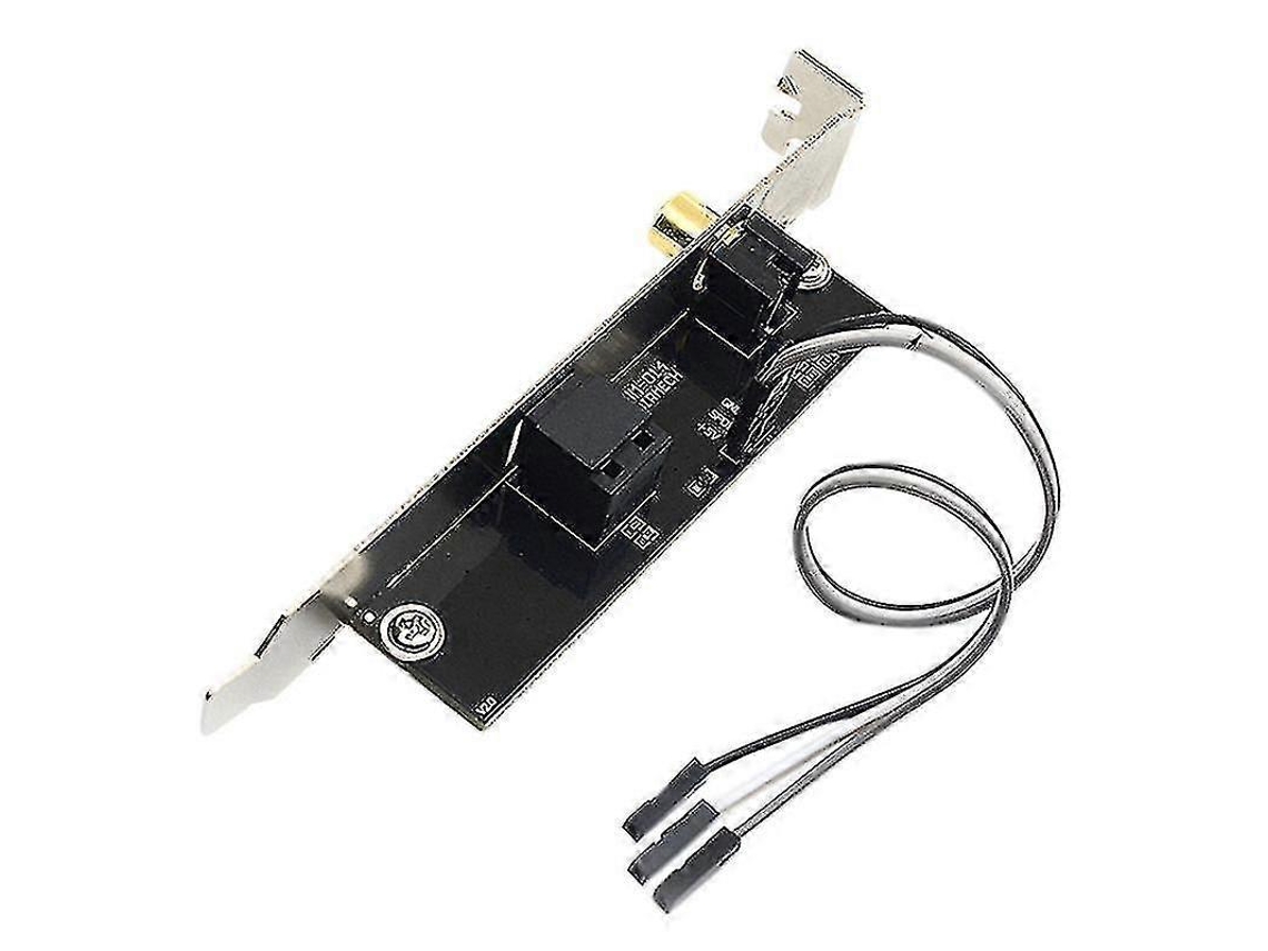Placa secundária de 24 bits/192 kHz com saída óptica SPDIF e RCA, montagem em cabo plano, saída de áudio digital para Brilvibera