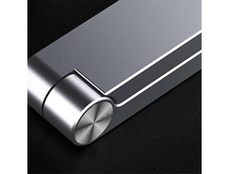 Mini Suporte Portátil Dobrável Para Celular, Suporte Pequeno, Prateado, Para Mesa