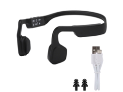 Fone De Ouvido Bone Conduction Bluetooth 4.1 Com Cancelamento De Ruído Para Esportes Ao Ar Livre (preto)