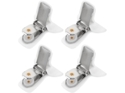 Ganazono Conjunto De 4-presilhas Fixação, Fixadores Estáveis E Antiderrapantes Para Edredons Cobertores, Espuma E Metal