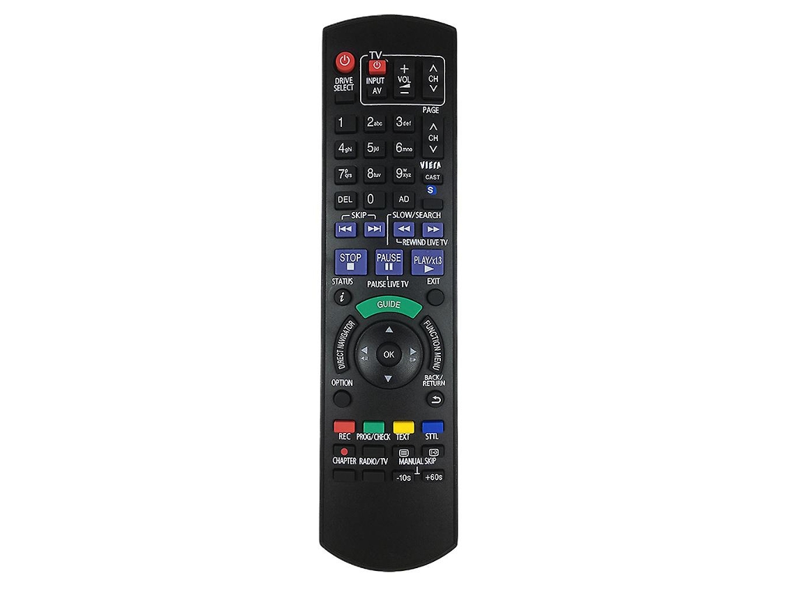 Controle Remoto para Gravador Hdd Dvd Ir6 N2Qayb000618 Dmr-Hw100 ALLINLESS