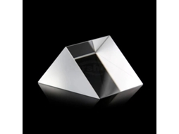 Prisma Triangular De Vidro Óptico K9 Alta Precisão, 15x15x15mm, Para Compensação De Desvio Luz E Feixe
