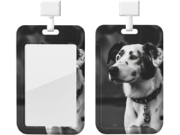 Porta-cartões com cordão, porta-cartões de plástico impermeável, porta-cartões de identificação, retrátil vertical