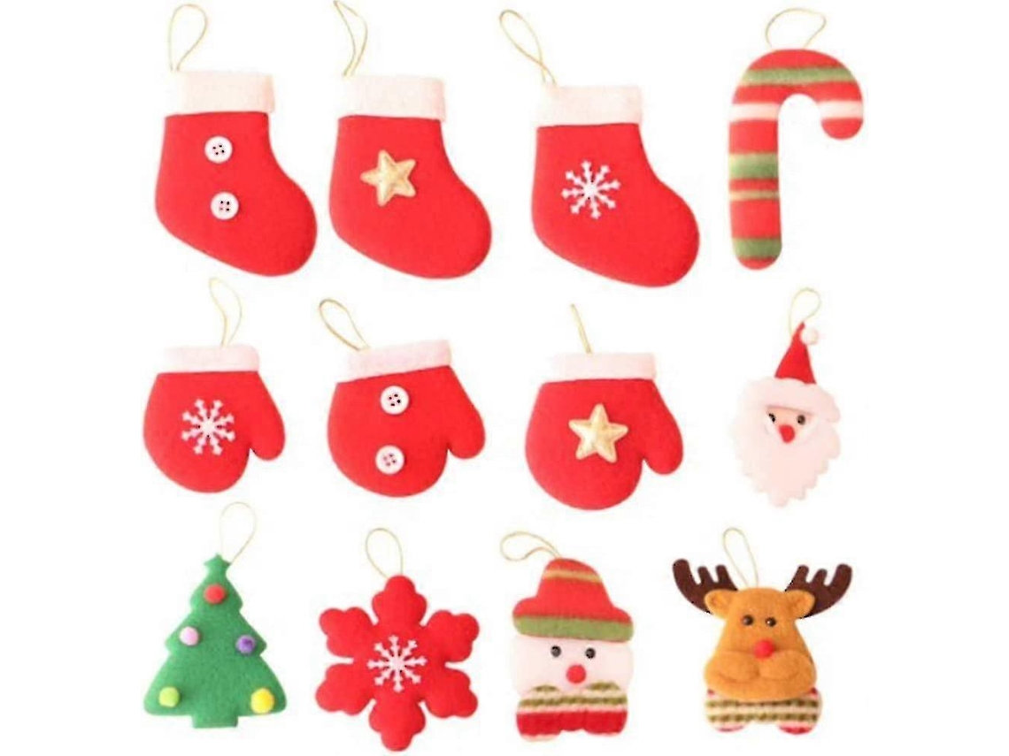 Meia Natalina Em Veludo Vermelho Com Detalhes Brancos, Para Doces E Presentes. Loja Olysi