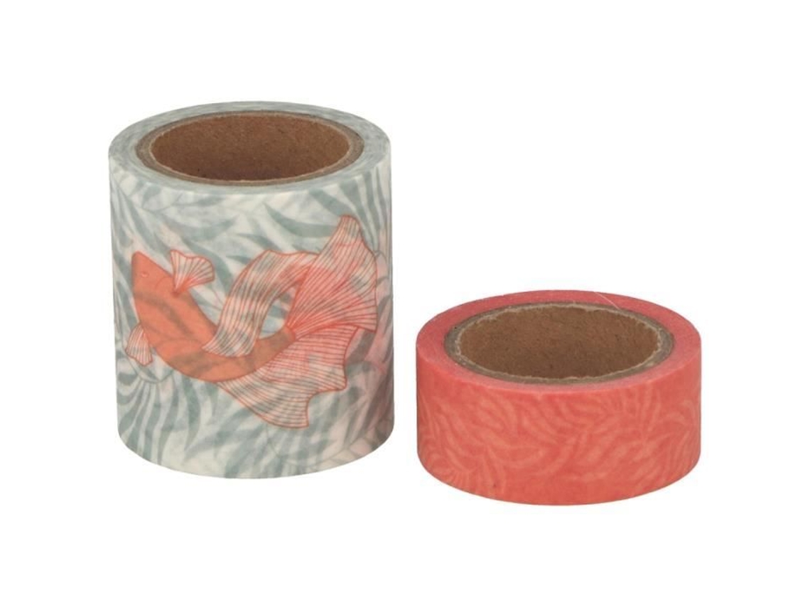 Fita Adesiva, 2 Unidades, Artemio, Coral, 15 Mm, 39 Mm, 5 M