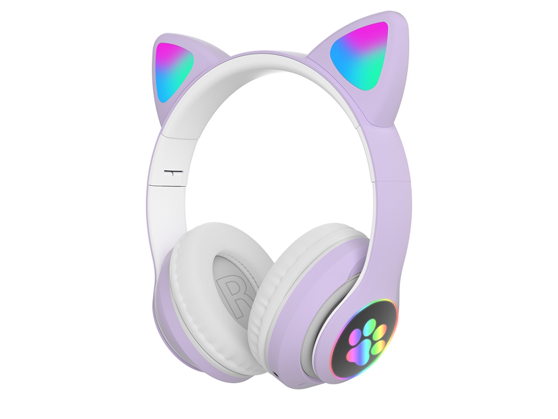 FONES DE OUVIDO COM FIO MDUG com Graves Potentes e Microfone (rosa)