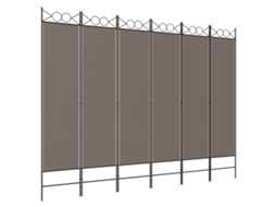 Room Divider, Room Dividers Vidaxl Antracite Tecido (240 X 220 Cm)