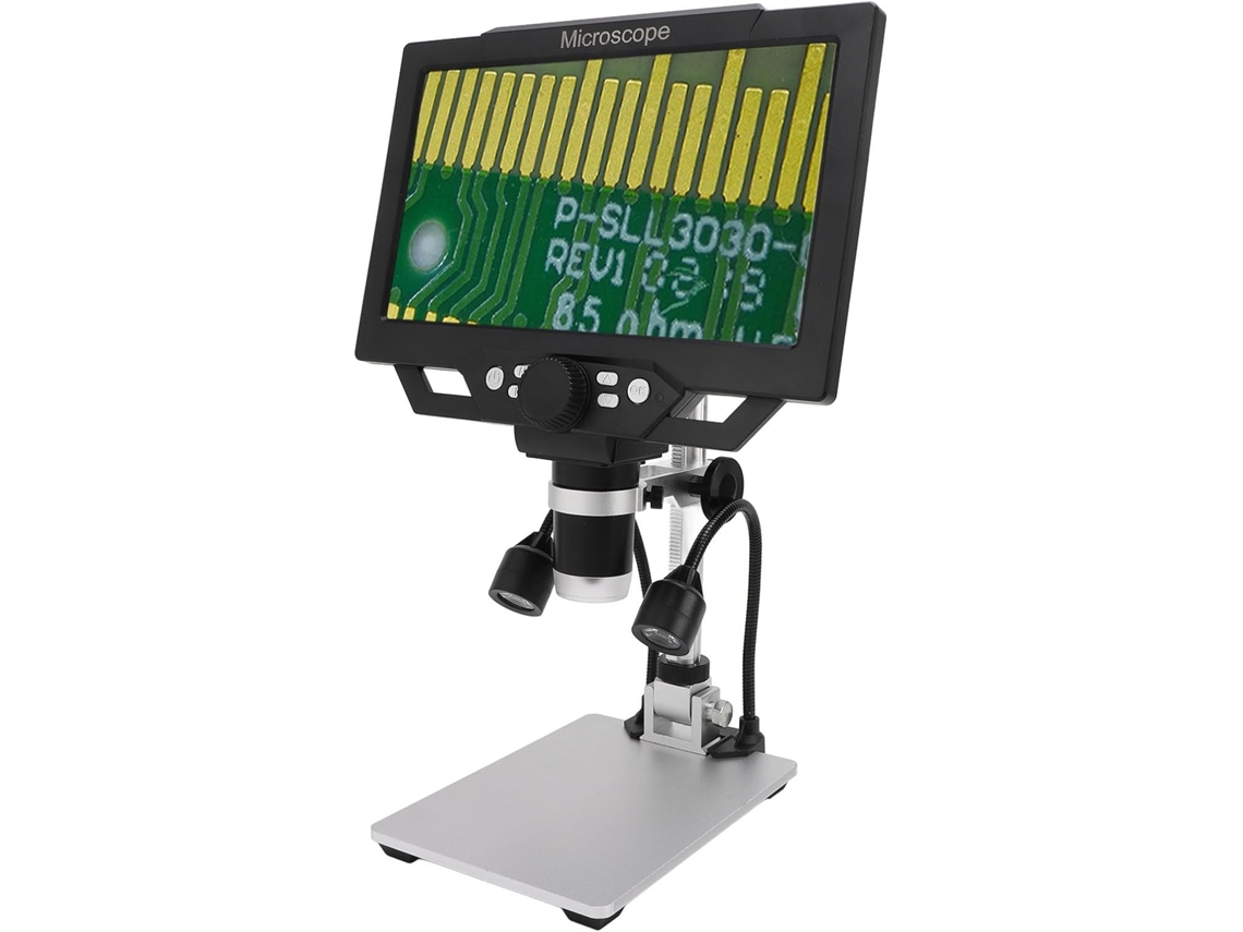 Microscópio Digital Lcd De 9 Polegadas Com Ampliação De 1200x, Lupa