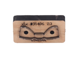 Moldura De Corte Em Couro Com Forma De Laço Punch Cutter Ferramenta Para Arte 65x23mm Papel Borracha