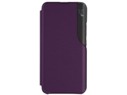 Capa Fólio Para Samsung Yemaesre Pele Roxo