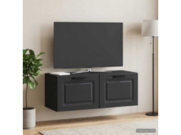 Vidaxl Gabinete De Tv De Parede Preto 78,5 X 31 X 30 Cm
