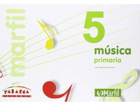 Livro Música, 5º Primaria de Germán Quintana (Espanhol)