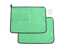 Toalha de Pesca Algodão Absorvente Verde Cinza
