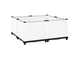 Vidaxl Canteiro Elevado 80x80x38 Cm Polipropileno