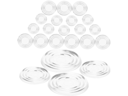 Aboofan 100 Unidades De Protetores Mesa Vidro Em Pvc, Almofadas Antiderrapantes Para Proteção De Móveis Em Mesas E