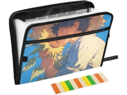 Pasta Expansível Com 13 Bolsos, Tamanho A4 E Carta, Com Fecho De Zíper, Ideal Escritório, Escola, Pastas Com