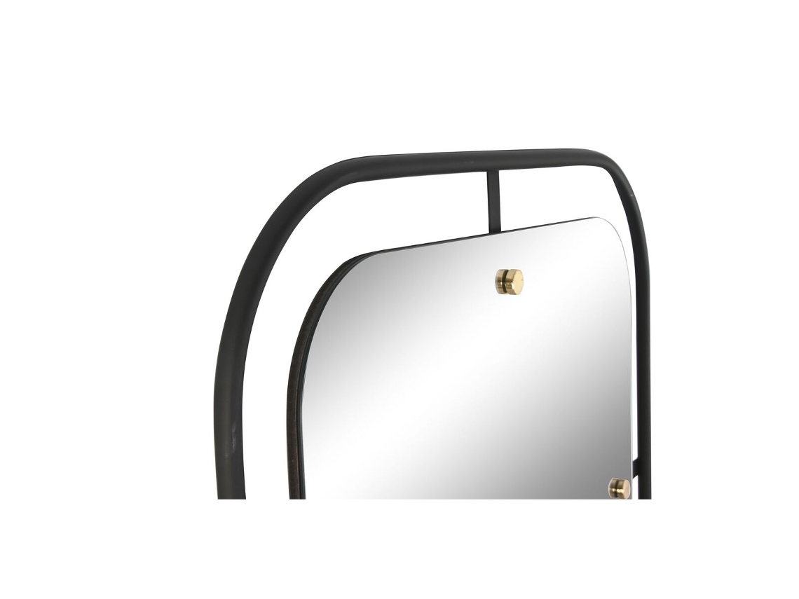 Espelho De Parede Home Esprit Preto Dourado Moderno