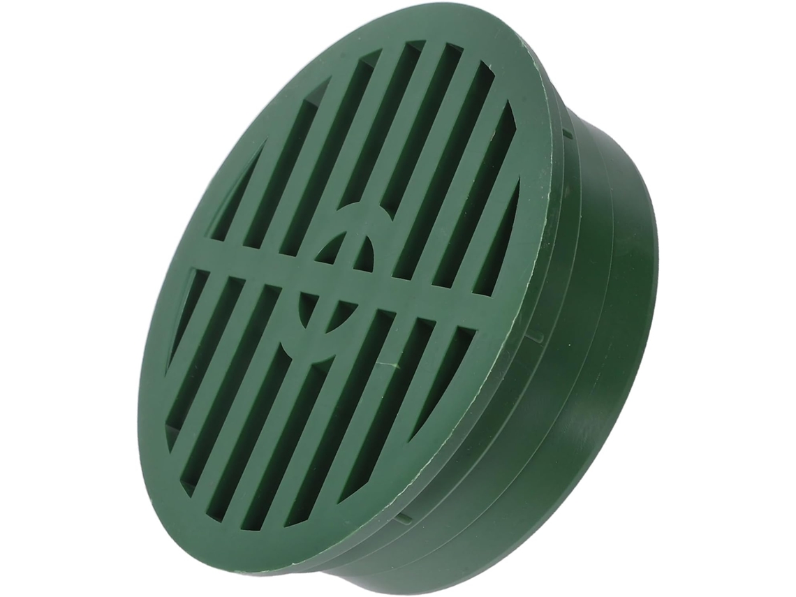 Tampas De Drenagem Redondas De Plástico Verde De 10 Cm, Acessórios Para Jardim