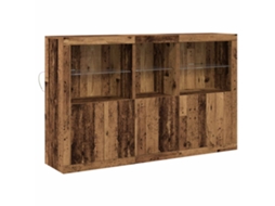 Aparador Madeira Antiga Led 162 x 37 x 100 cm MAISON EXCLUSIVE