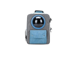 Mochila AQUAFORGE para Animais, Cápsula, Dobrável, Azul