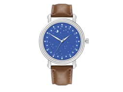 Relógio Masculino de Pulso Analógico de Quartzo com Pulseira de Pu Estilo Moderno