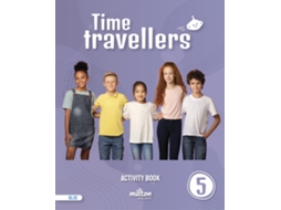 Livro Time Travellers 5 Blue Activity Book English 5 Primaria de Emmons e Casey (Inglês)