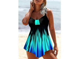 2026 maiô Tankini Plus Size Feminino Estampado Floral Sexy com Shorts Moda Verão