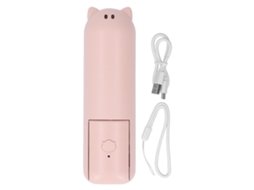 Ventilador Dobrável Multifuncional com Bateria Usb, Rosa BRILVIBERA