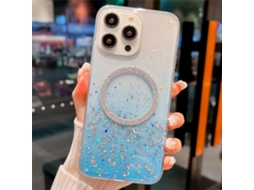 Capa Transparente Enilsa Para Iphone X Com Glitter Magnético Em Cores Vibrantes, Capa De Tpu Macia, Be, Para Iphone X