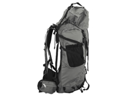 Maison Exclusive - Mochila Para Caminhadas 80 L Tecido Oxford Cinzento