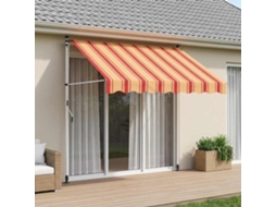 Vidaxl Toldo Retrátil Manual Multicolor 300 X 115 X 300 Cm