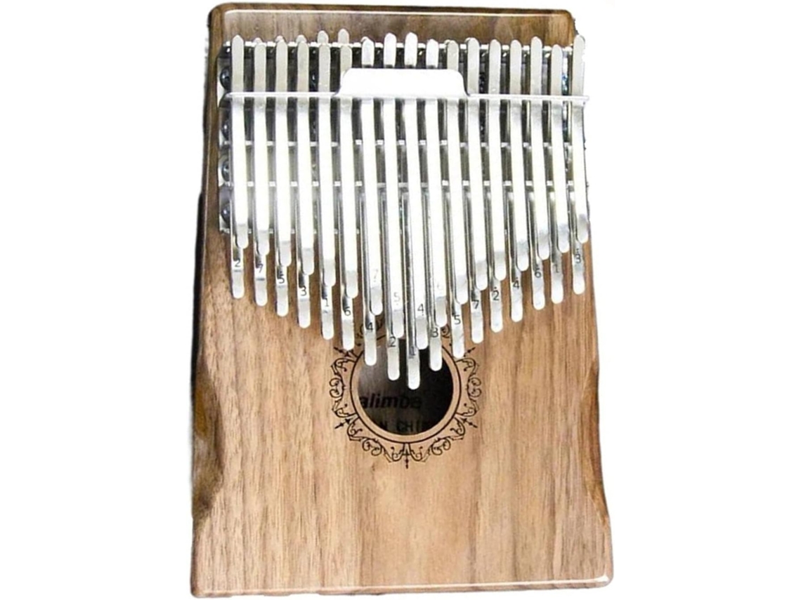 Kalimba Professional Piano Cromático De Polegar Com 34 Teclas