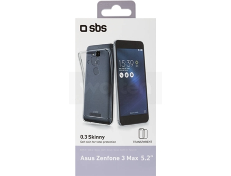 Capa Asus Zenfone 3 Max 5.2'' SBS Skinny Transparente — Compatibilidade: Asus Zenfone 3 Max 5.2''