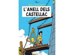 Livro L'Anell Dels Castellac de Peyo (Catalão)
